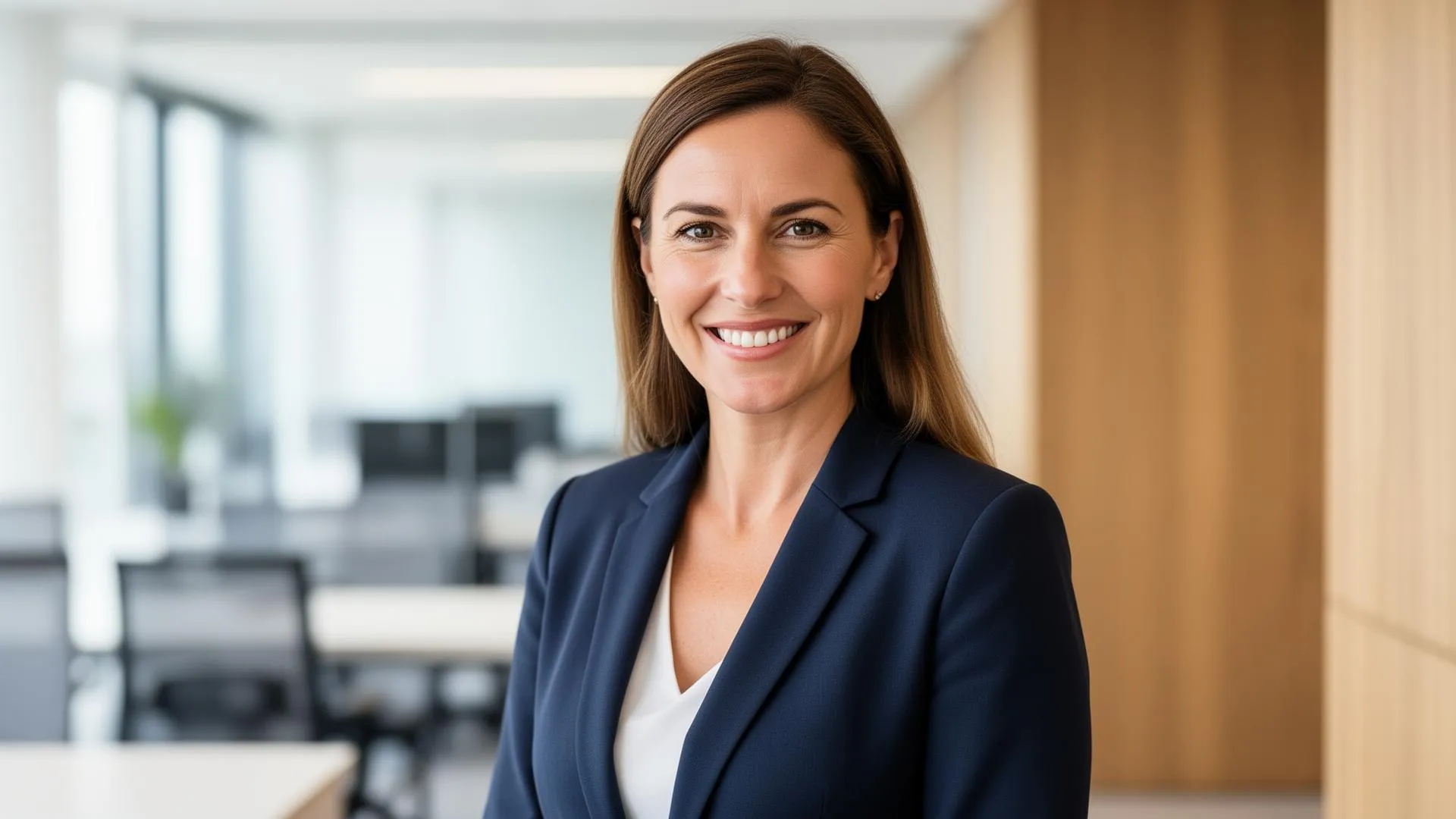 CASTLE® Pro für HR & Personalabteilung – HR-Verantwortliche im modernen Büro, souverän und vertrauensvoll, planbare Business English Weiterbildung.